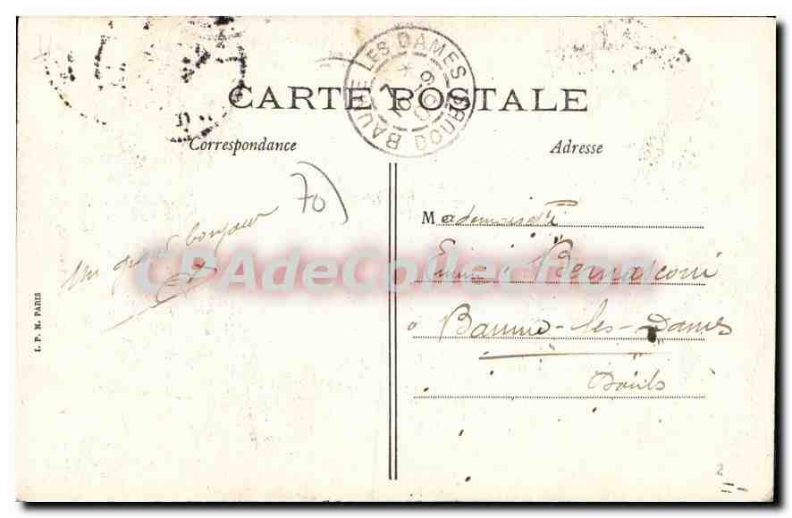 Luxeuil - Maison dite François 1er et Rue du Centre — Éditeur Valot, Luxeuil-les-Bains — Rückseite