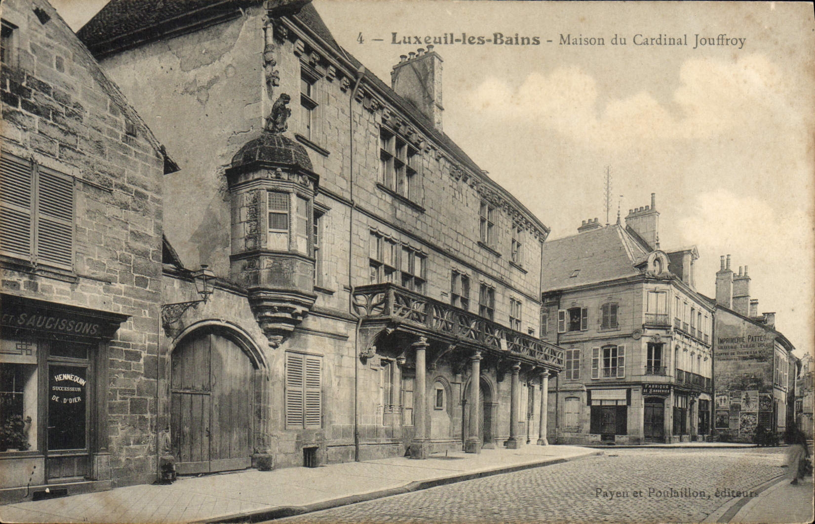 Luxeuil-les-Bains — Maison du Cardinal Jouffroy — Payen et Poujaillon, éditeurs