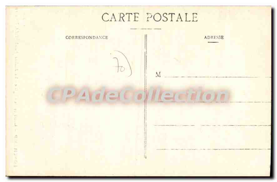 CPA Ronchamp Interieur de l'Eglise Le Maitre Autel  — Rückseite