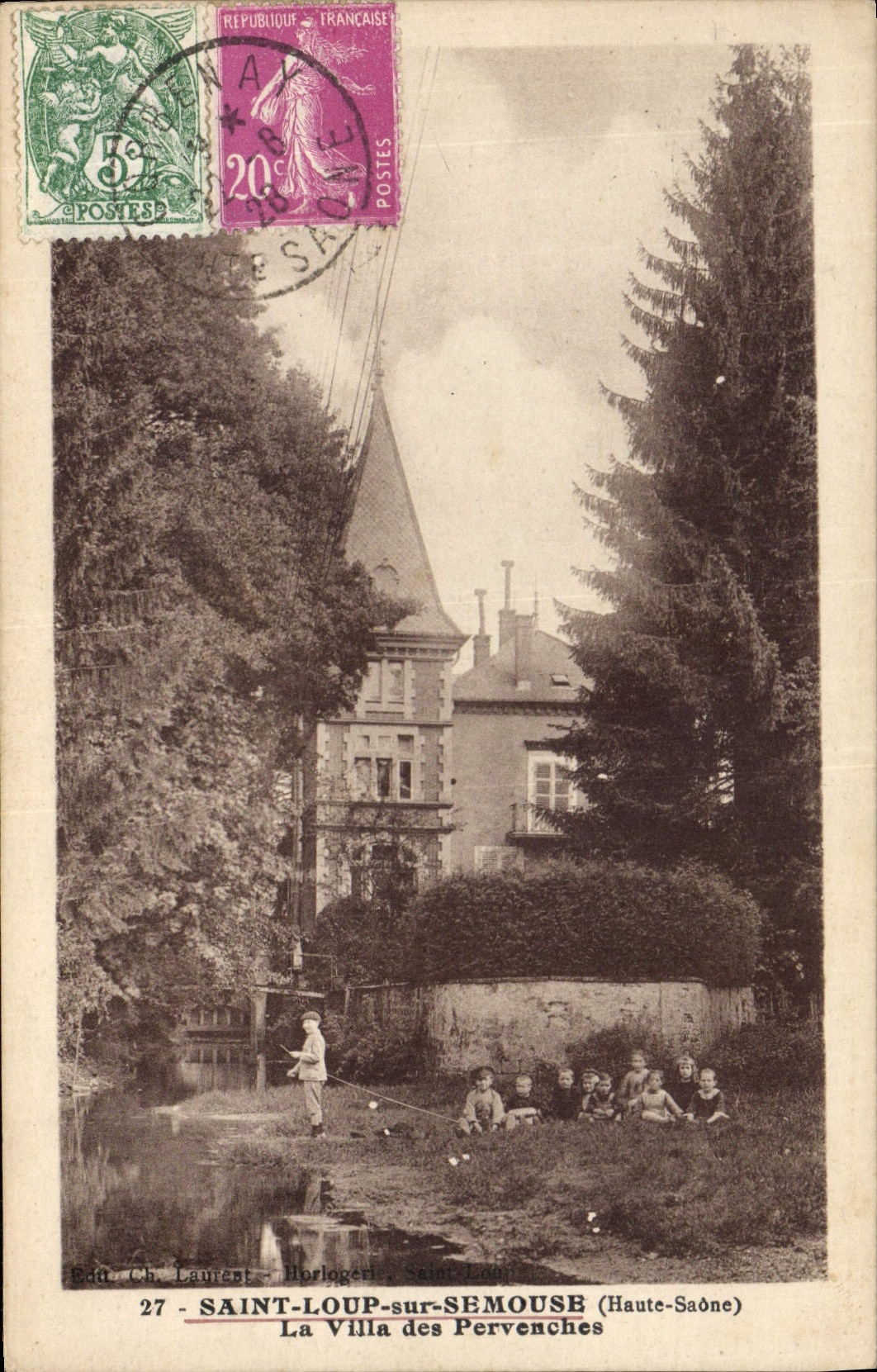 Saint-Loup-sur-Semouse — La Villa des Pervenches — Éd. Ch. Laurent, n°27