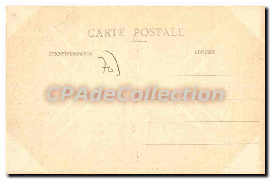 CPA Lure Les Promenades du Mont Chatel  — Rückseite
