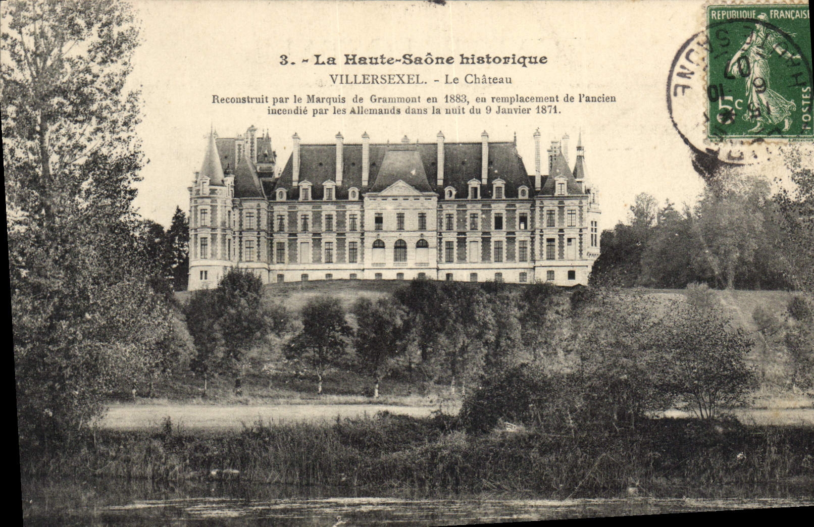 Villersexel - Le Château — La Haute-Saône historique — éditeur inconnu, n°3