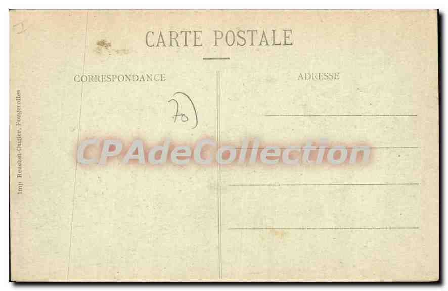Le Château de Villersexel — Les Environs de Vesoul-Lure — éditeur Imp. Bouchelet-Fougerolles — Verso