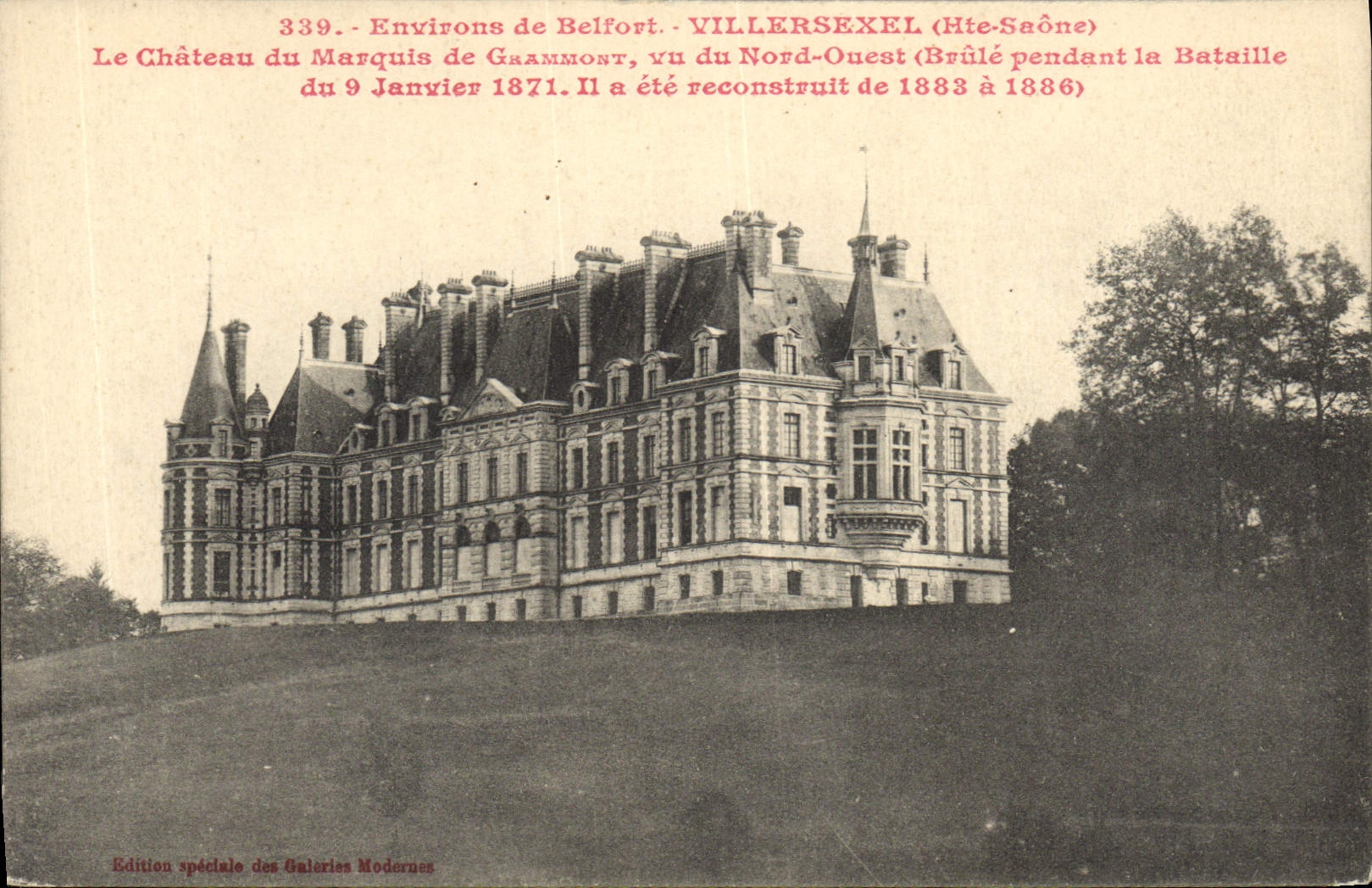 CPA Environs de Belfort Villersexel Hte Saone 