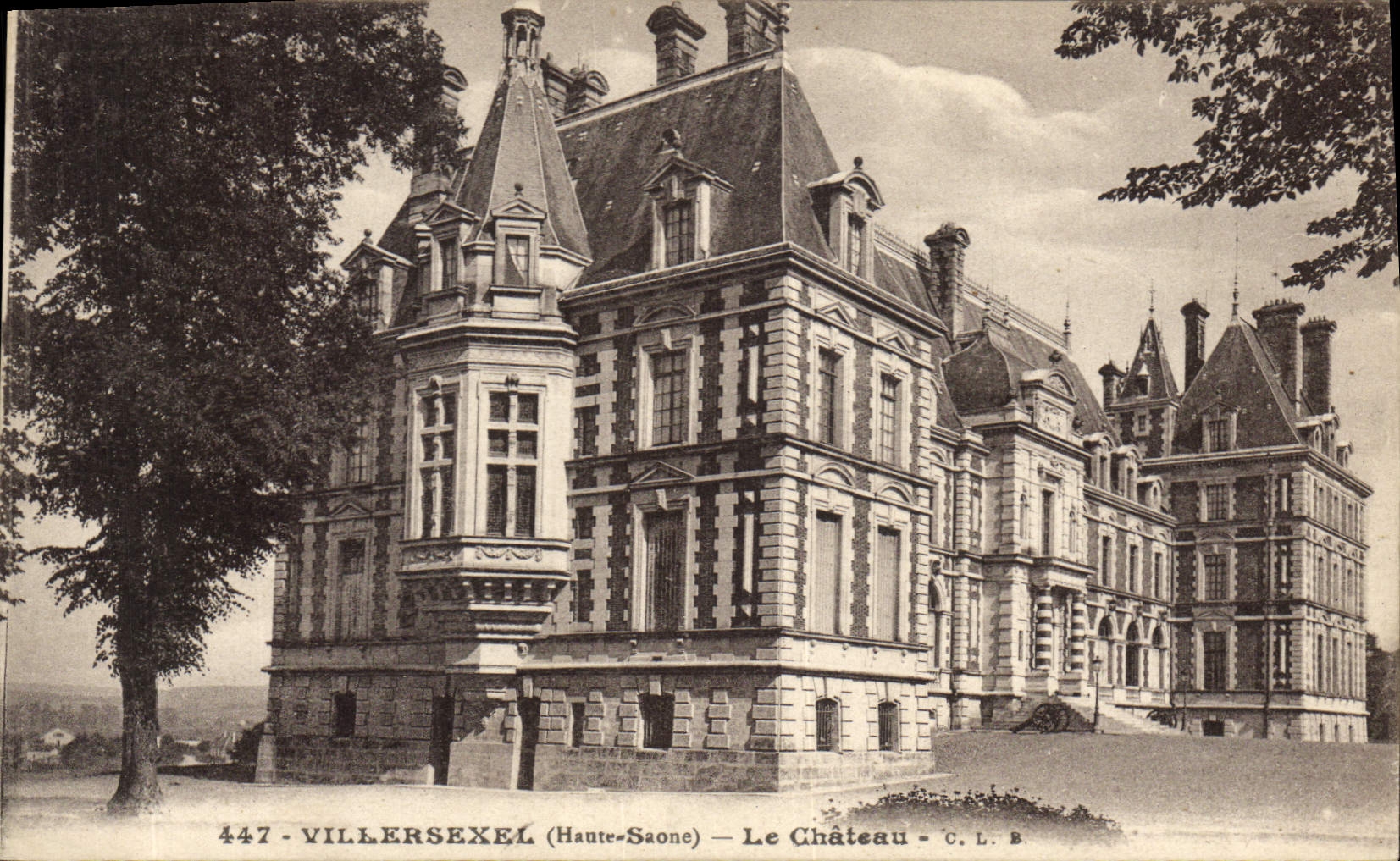 CPA Villersexel Haute Saone Le Chateau 