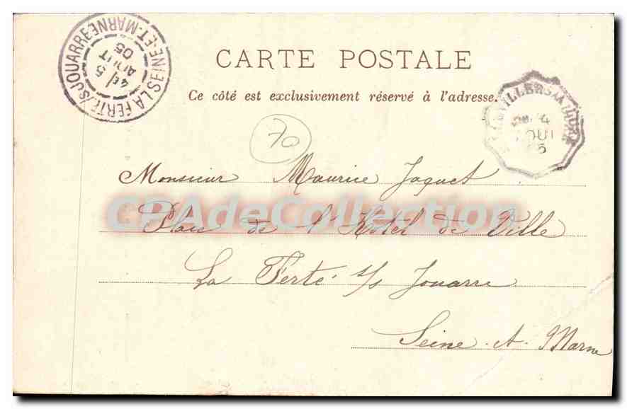 Luxeuil-les-Bains - Rue Carnot - Maison du Cardinal Jouffroy — Rachet, édit. Fongerolles — Rückseite