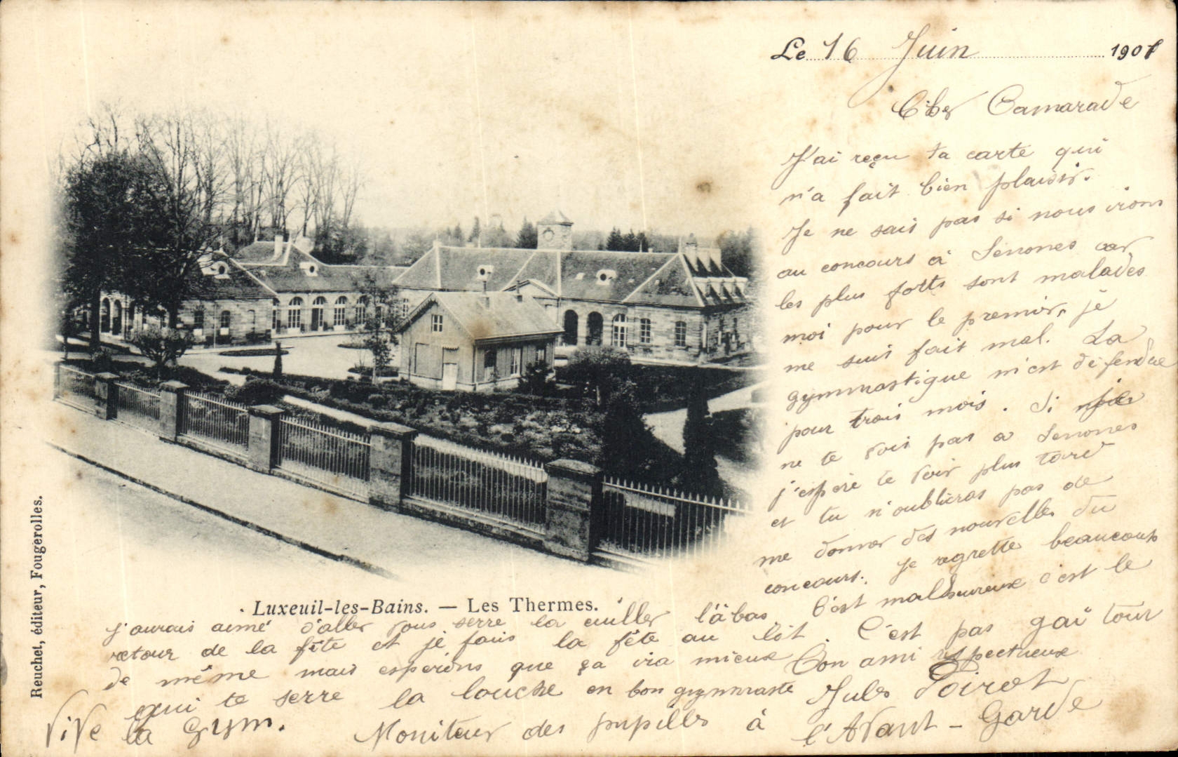 Luxeuil-les-Bains — Les Thermes — Reuchet, éditeur, Fongerolles