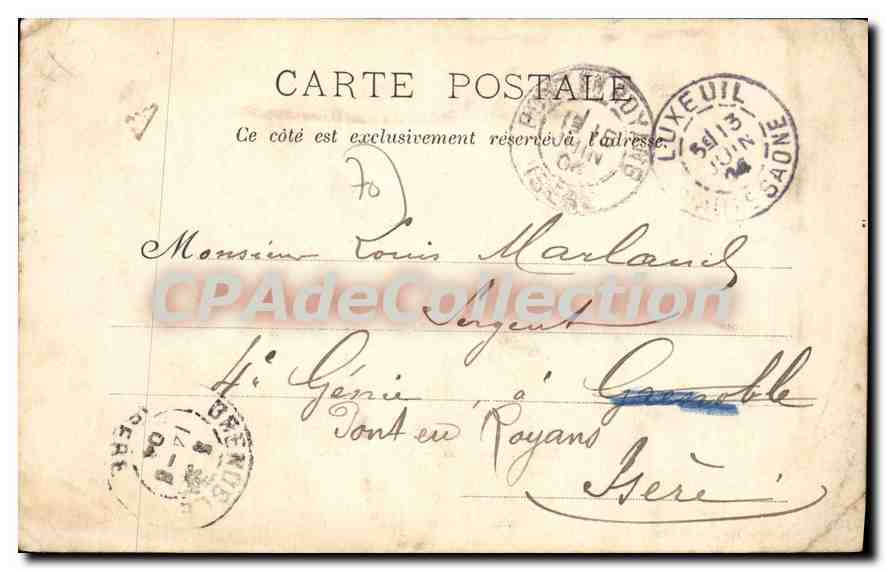 Luxeuil-les-Bains — Vue générale — Lessertois-Colas, édit., Luxeuil-les-Bains — Reverso