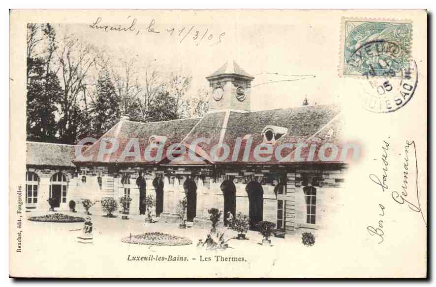 Luxeuil-les-Bains — Les Thermes — Ranchet, édit. Fongerolles