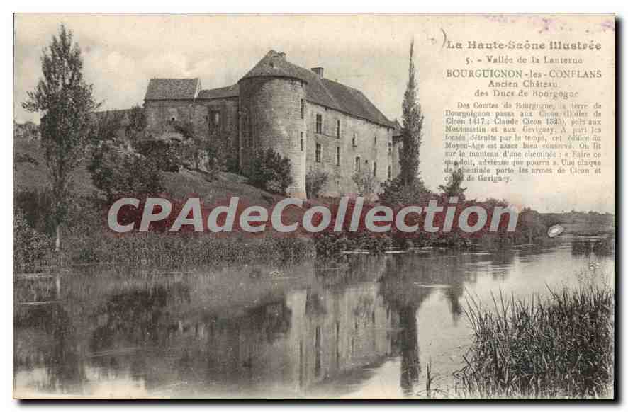 Bourgignon-les-Conflans — Ancien Château des Ducs de Bourgogne — La Haute-Saône Illustrée, n°5