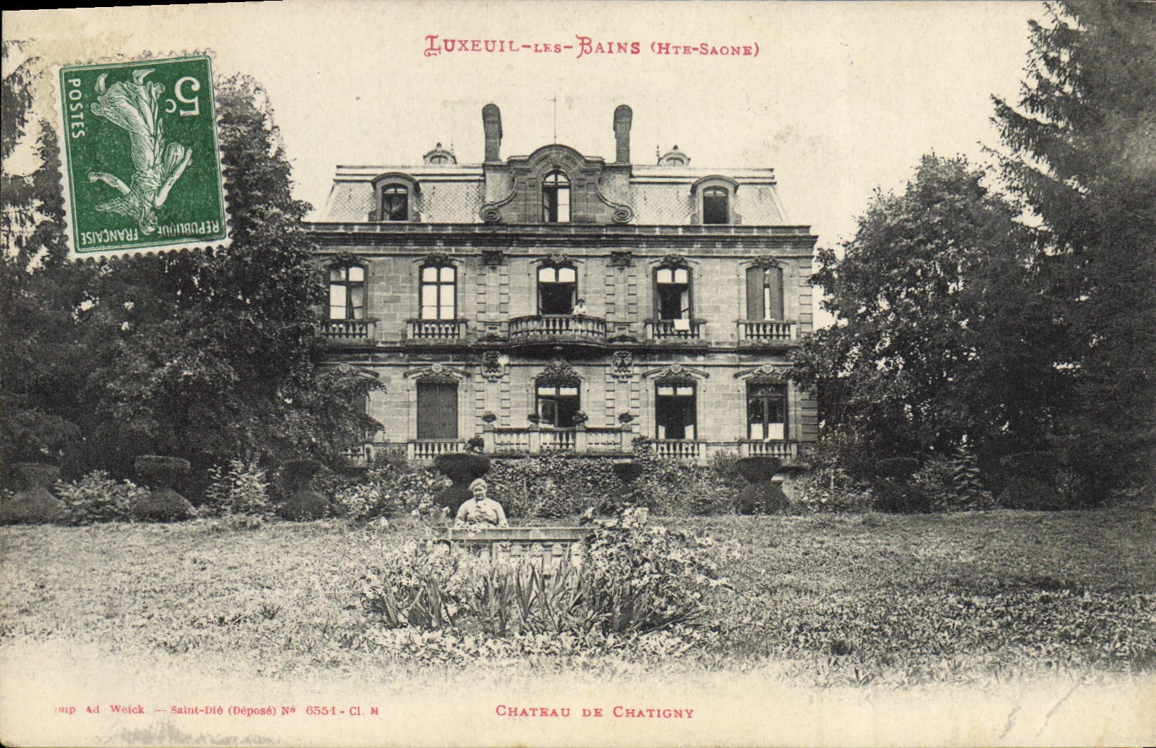 Château de Chatigny — Luxeuil-les-Bains (Haute-Saône) — Ad Wolck, Saint-Dié, N° 6554