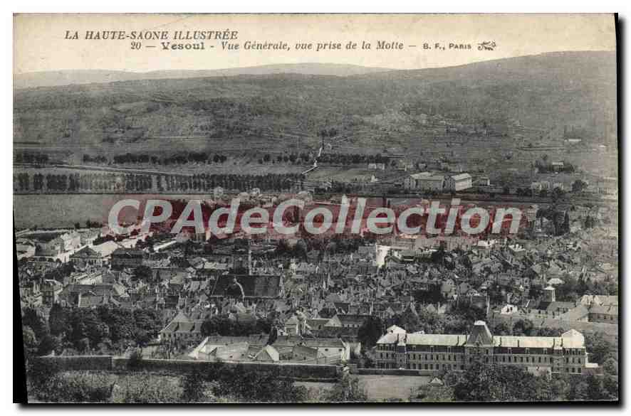 Yesoul — Vue Générale, vue prise de la Motte — B. F., Paris
