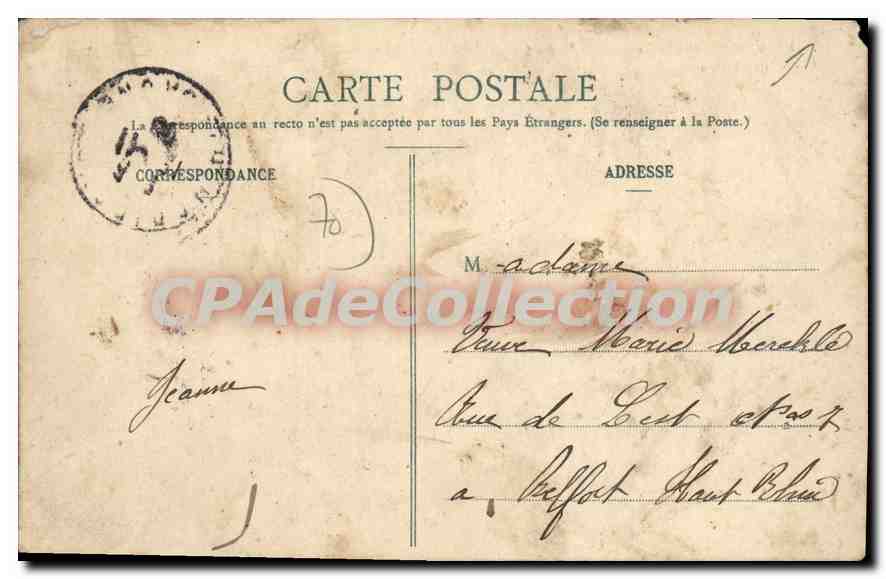 Héricourt (Hte-Saône) — Le Château — Cilfebé Mettilbaz n°206 — Reverso