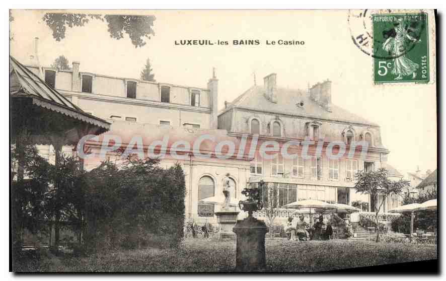 LUXEUIL-les BAINS — Le Casino — Éditeur inconnu, n° de série non visible