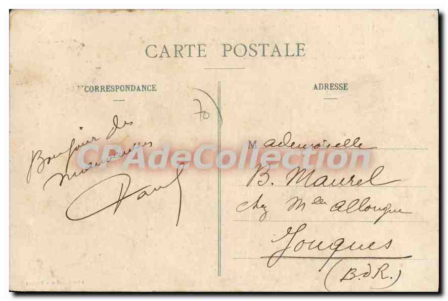 CPA Villersexel Passerelie sur l'gnon dans le Parc du Chateau  — Rückseite