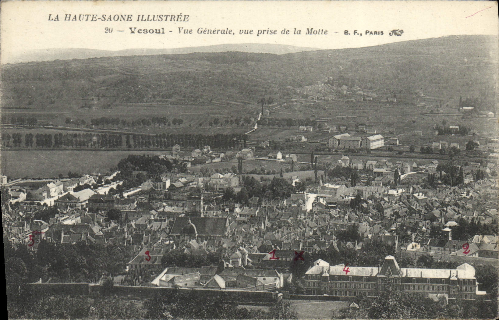 Yesoul — Vue Générale, vue prise de la Molte — B.F., Paris