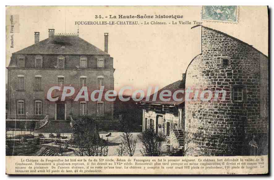 CPA Fougerolles le Chateau Le Chateau La Vieille Tour 