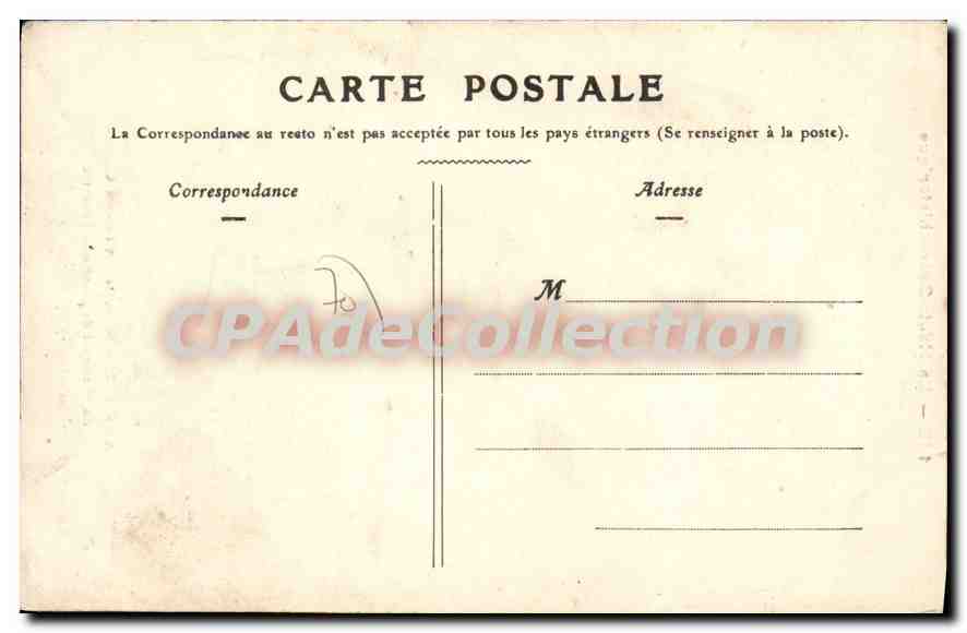 CPA Vauviliers Entree de Hancien Chateau du Marechal de Clermont Tonnerie  — Rückseite