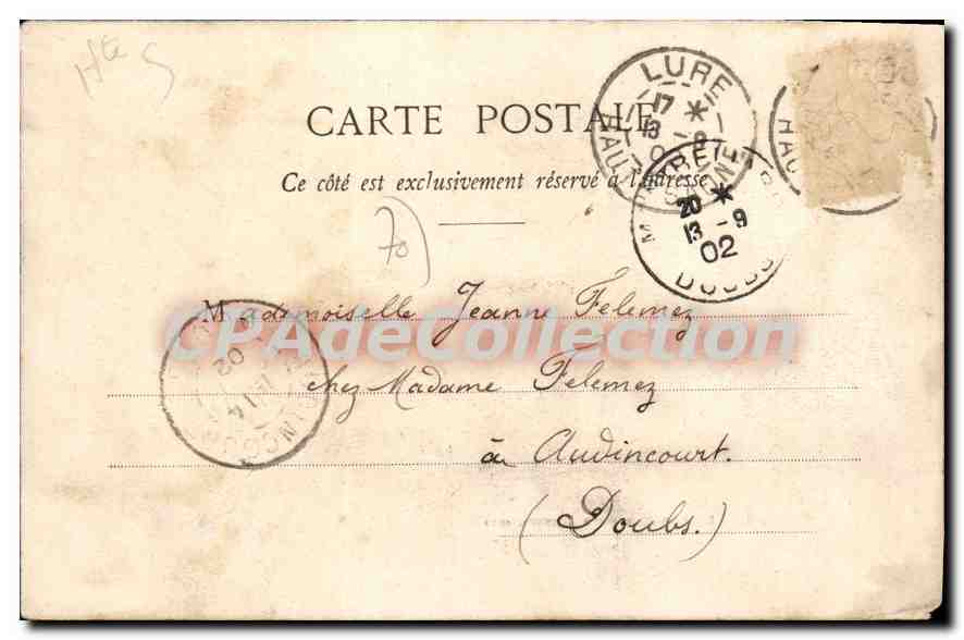 Bataille du 9 janvier 1871 — 3e Division — éditée par LUP. AU. WILCK — N° 1082 — Verso