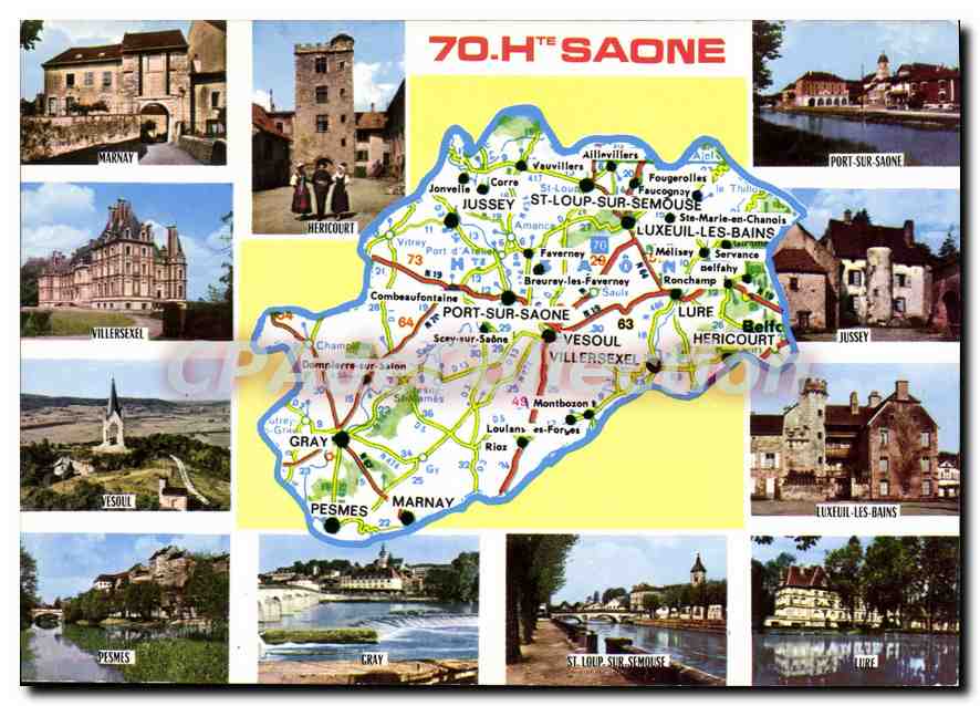CPSM Hte Saone 