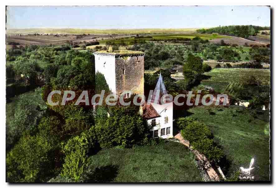 Beaurevoir — Vue aérienne de la Tour — Édition LAPIE