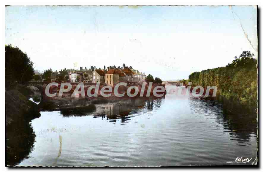 CPA Verdun sur le Doubs Pont St Jean et le Doubs 
