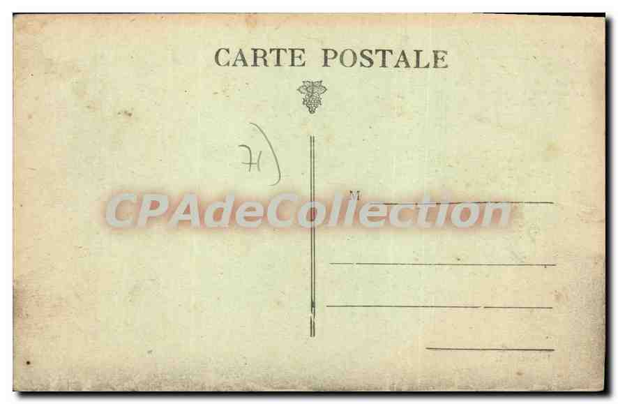 CPA Le Chateau de Pouilly  — Verso
