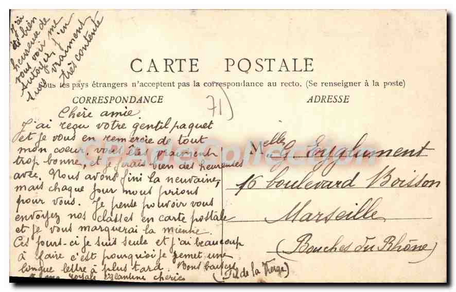 Le Creusot — Chiesa di San Enrico e Casa di Riposo — Edizione J. G. — Verso