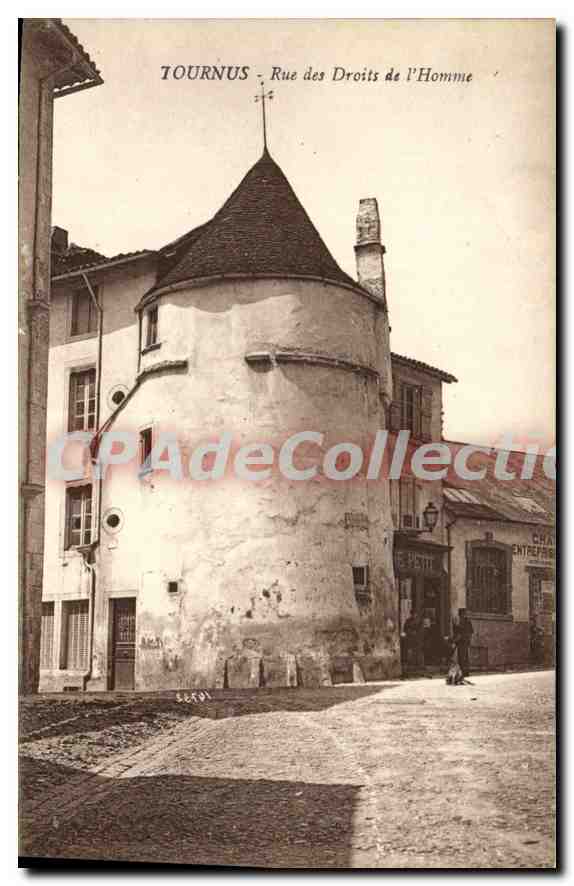 CPA Tournus Rue des Droits de l'Homme 