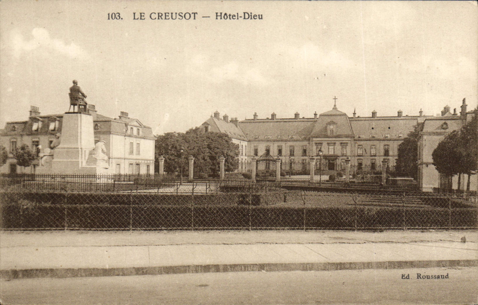 Le Creusot — Hôtel-Dieu — Verlag Roussaud Nr. 103