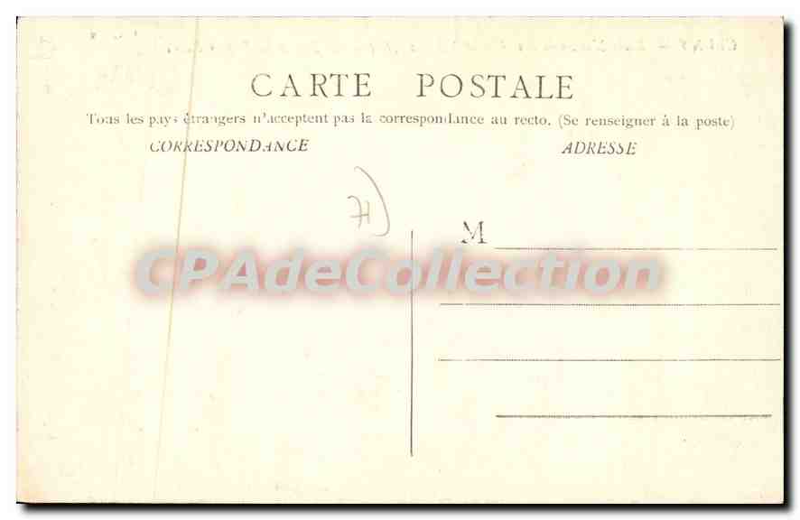 Cluny — École Nationale des Arts et Métiers. (Façade du Palais du Pape Gélase) — E. T. Eah — Verso