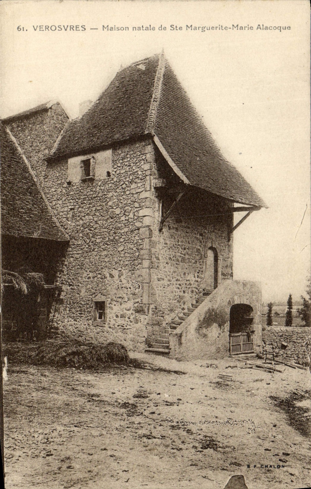 Vérosvres — Maison natale de Ste Marguerite-Marie Alacoque — E.F. Chalon