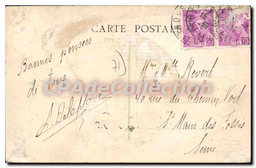 CPA Vire Vue Generale  — Rückseite