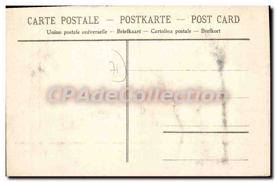 CPA Verdun sur le Doubs Pont des Bordes  — Rückseite