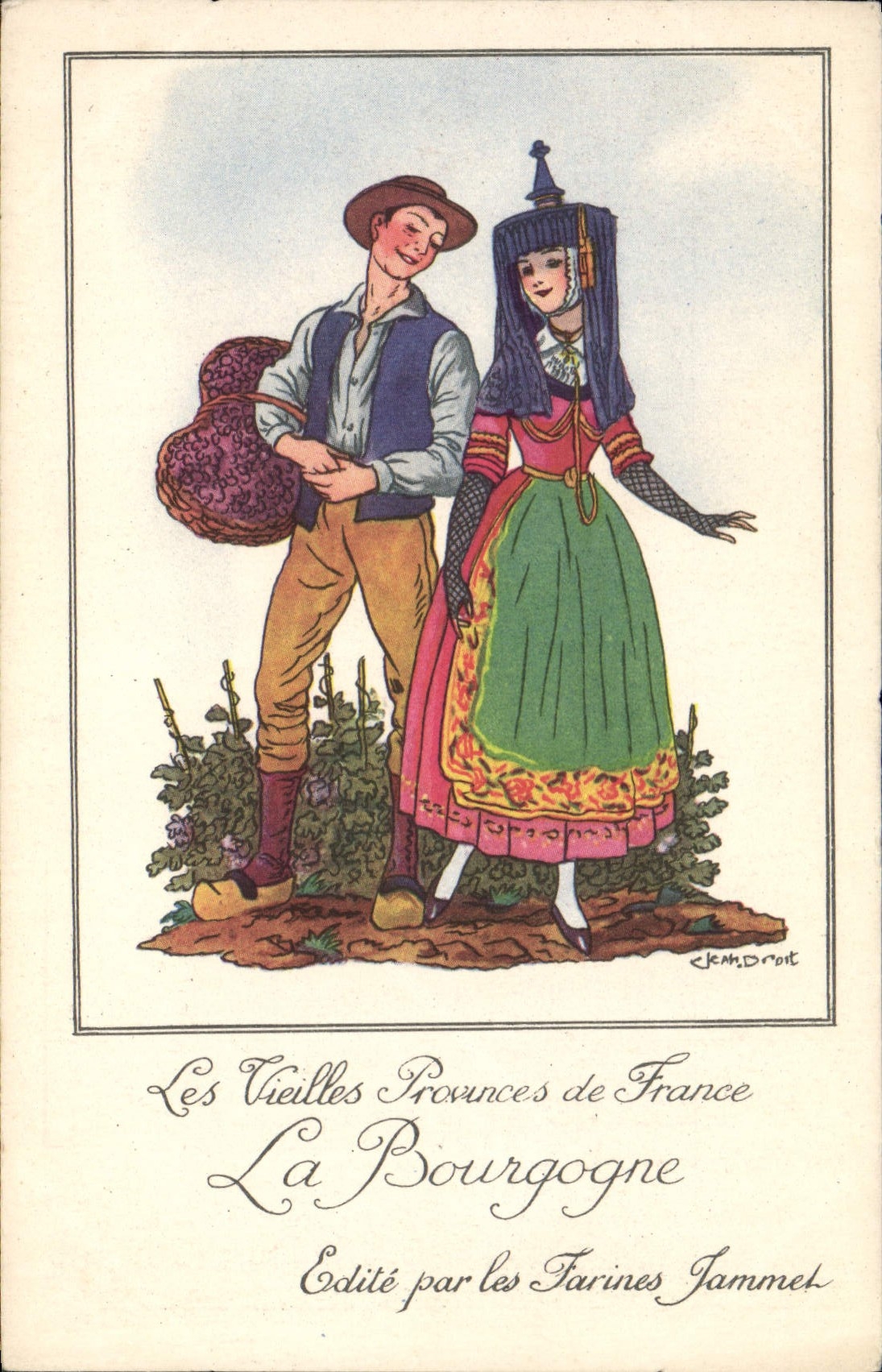 CPA Les Vieilles Provinces de France La Bourgogne 