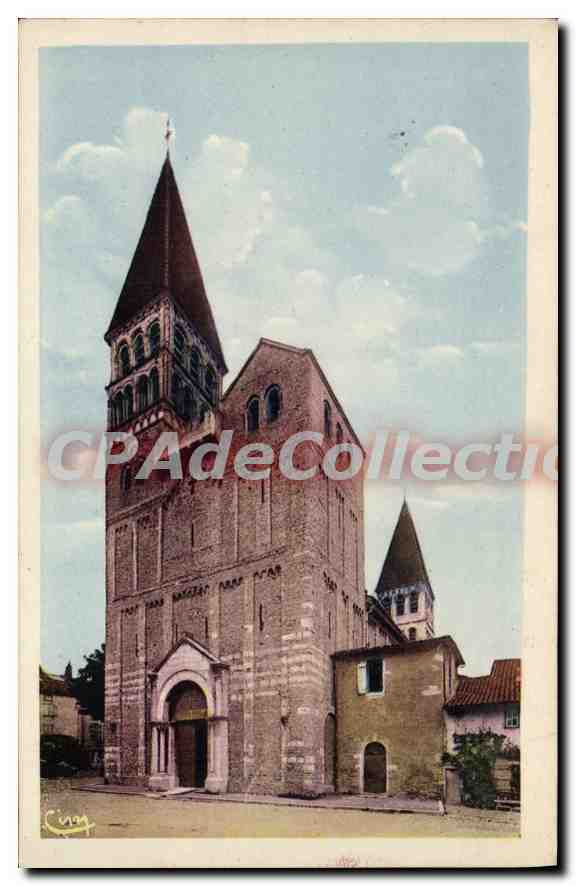 Tournus — Église Saint-Philibert (mon. hist.) — Éditeur : Couberi Imp. Bacon