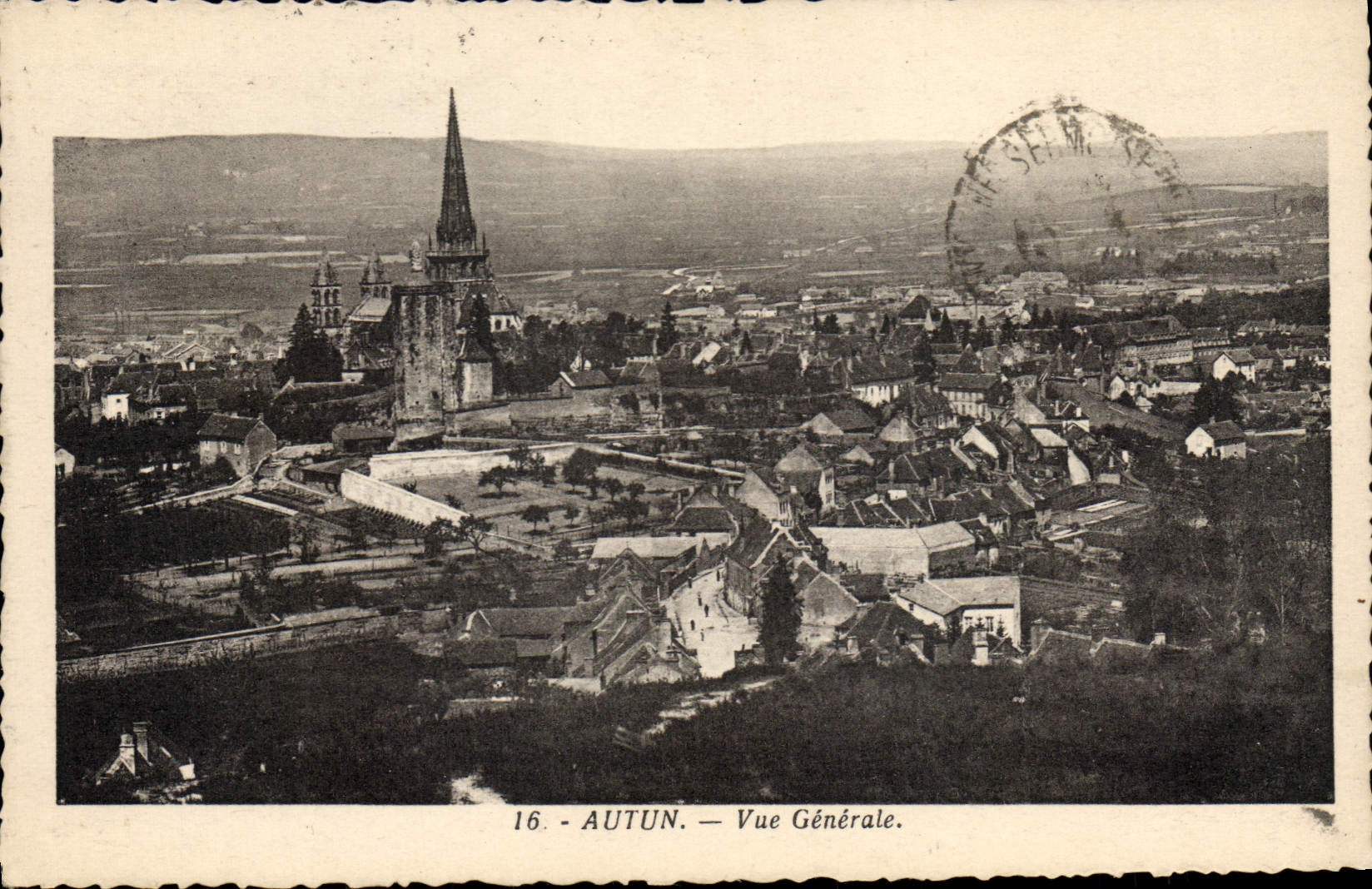 Autun — Vue Générale — Éditeur Tabac de la Garre, n°16