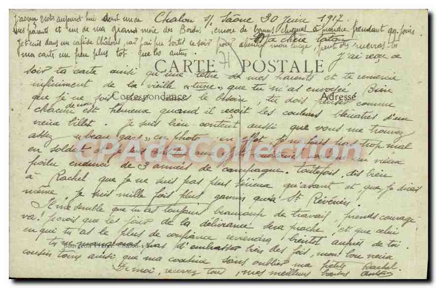 CPA Etablissements Schneider et Cie Chantiers de Chalon s Saone Garde Cotes  — Verso