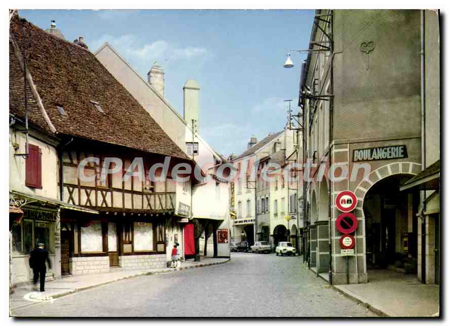 Louhans (S.-et-L.) — Entrée de la ville, Les arcades (mon. hist. classé) — CPAdeCollection