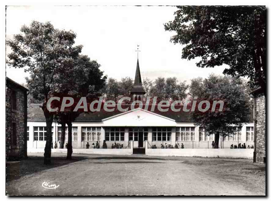 CPSM La Garenne Cne d'Epinac les Mines Ecole des Filles 