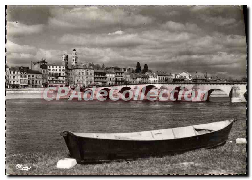 Macon (S.-et-L.) — Le Vieux St-Vincent und die Brücke — Fotograf C. Rim