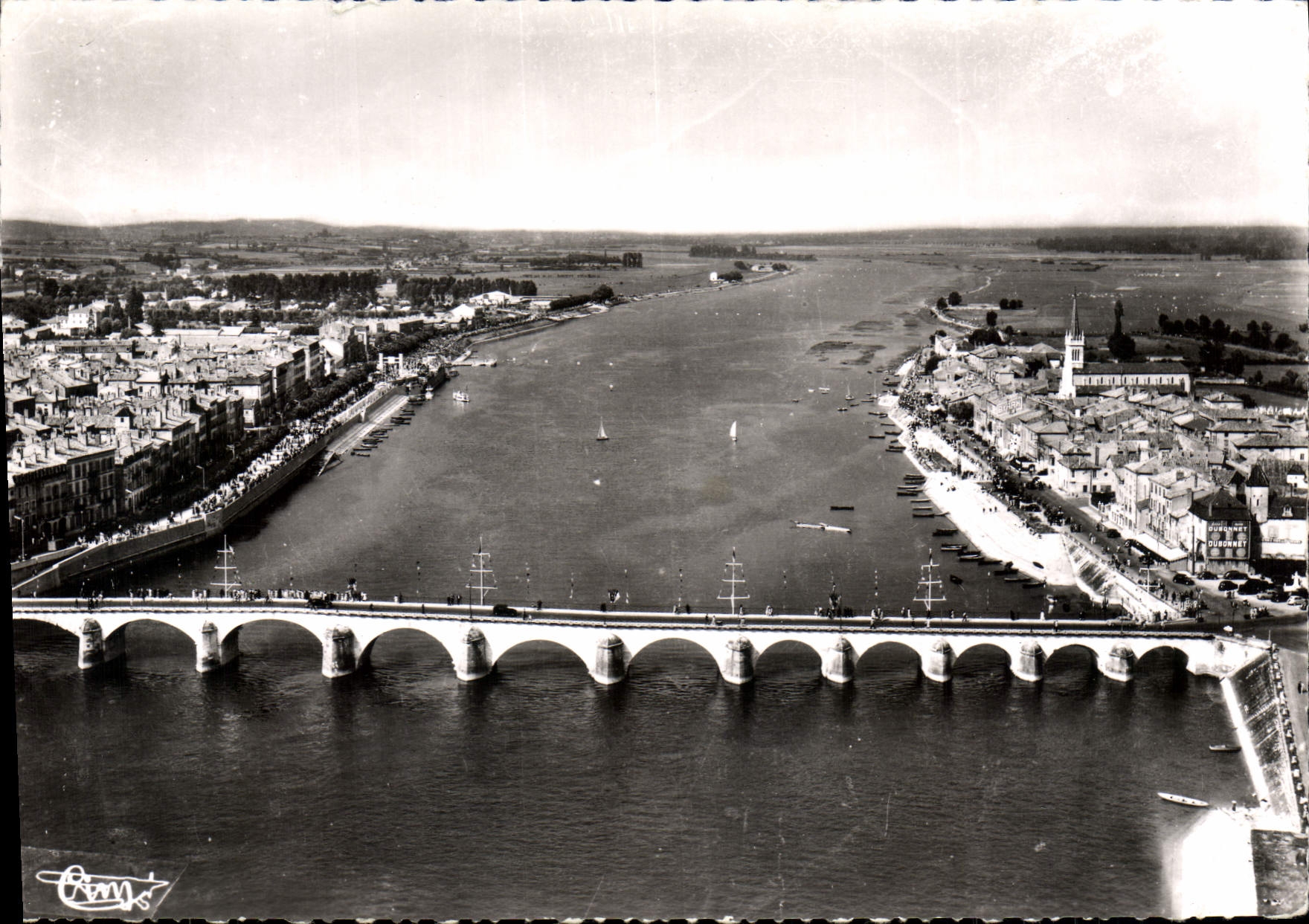 Mâcon (S.-et-L.) — Championnats d'Europe d'Aviron — Éditeur : Editions Aériennes COMBLER