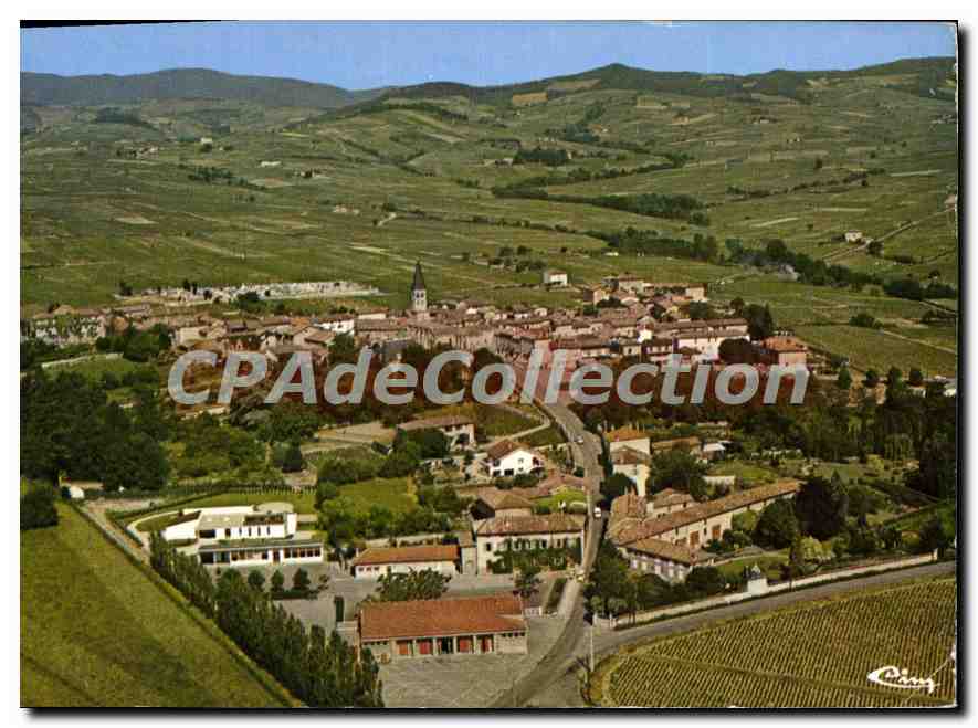 CPSM Romaneche Thorins S et L Vue generale aerienne 