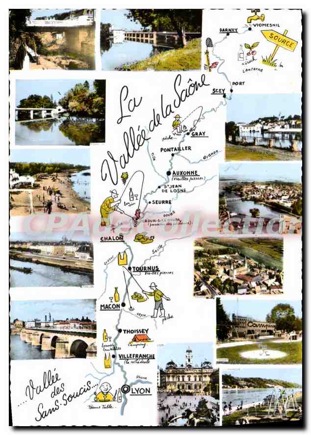 CPSM La Vallee de la Saone 