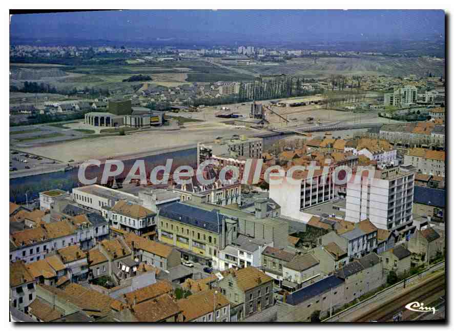 Montceau-les-Mines — vue aérienne — Cing