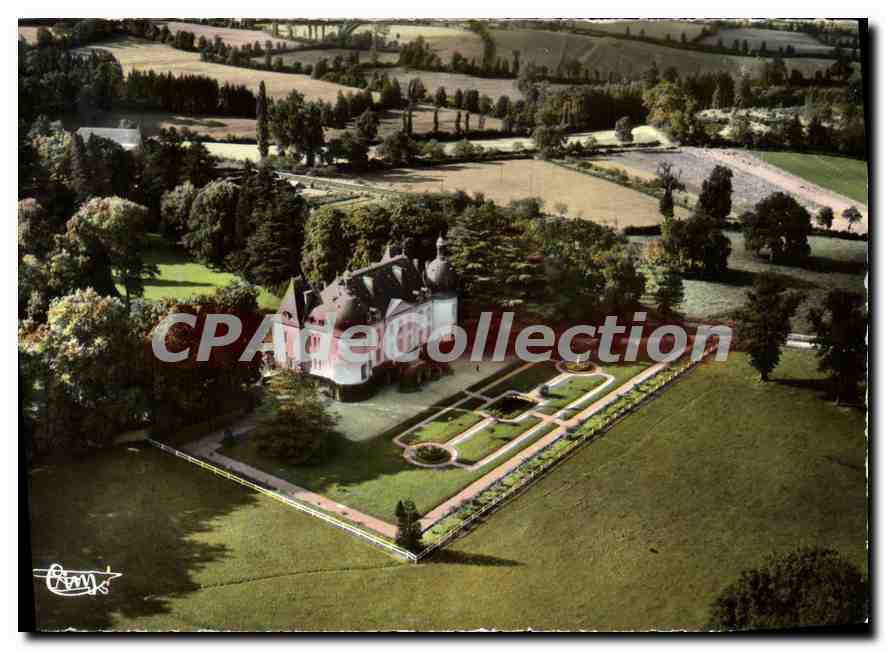Ozolles (S.-et-L.) — Vue générale du Château de Rambuteau — CPAdeCollection