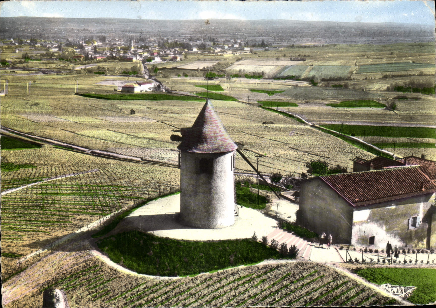 Moulin à Vent Romanèche-Thorins — Vue générale — Collectionner les Cartes Postales !