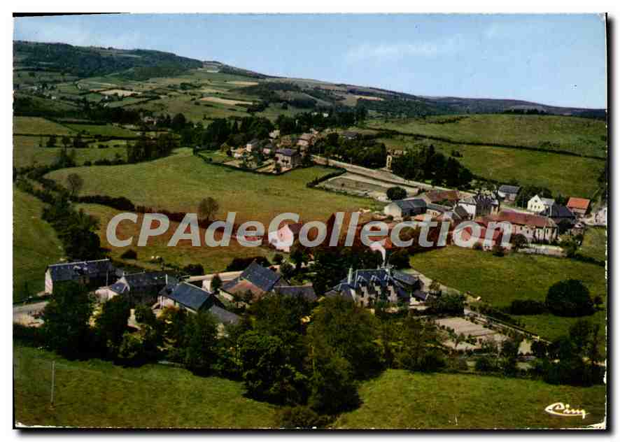 CPSM CHISSEY en MORVAN Vue generale aerienne 
