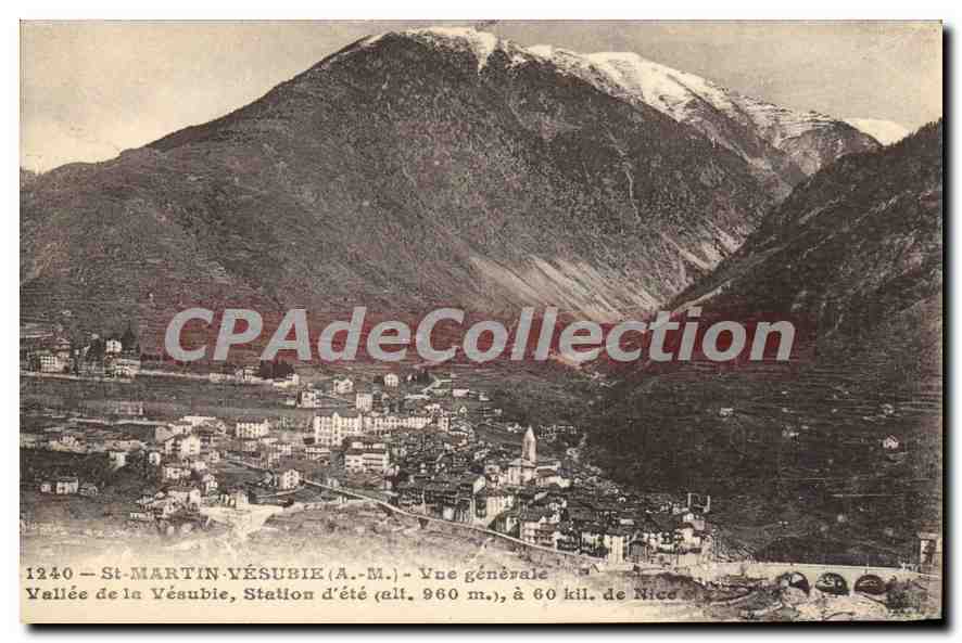 St-Martin-Vésubie (A.-M.) — Vue générale — Vallee de la Vésubie, Station d'été (alt. 960 m), à 60 kil. de Nice