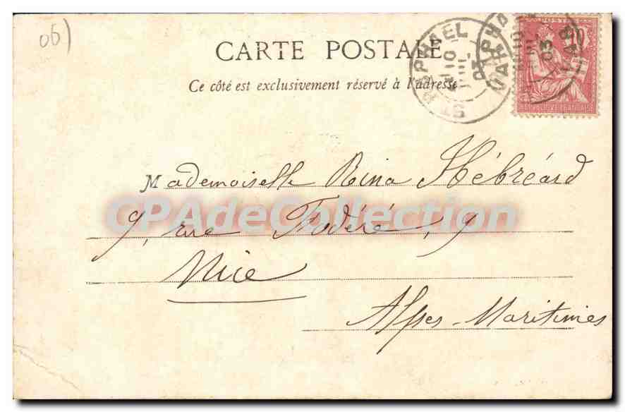 CPA Domaine de Peira Cave pres Nice Station d'Ete  — Verso